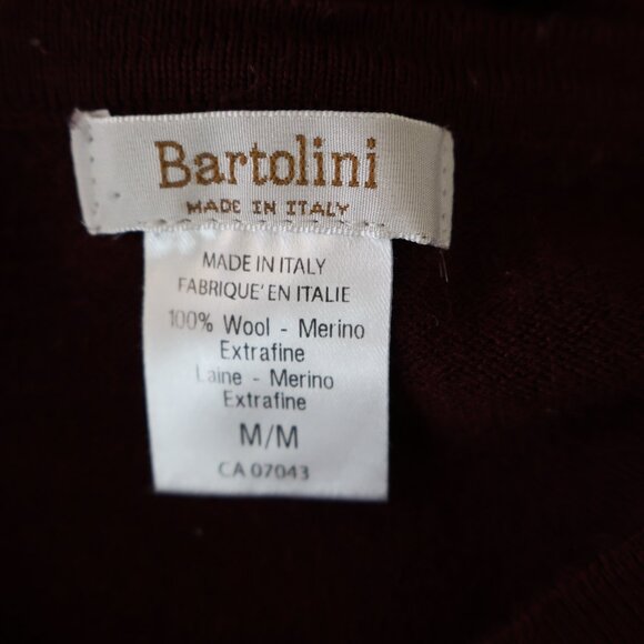 100% Merino Wool Cardigan - Size S/M - Button Up Sweater With Pockets - Plum - Picture 4 of 10